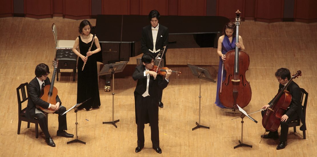 Eijin Nimura (violin) and friends performing WYLN's "Visas for Life"